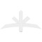 Ekena Millwork Alberta Architectural Grade PVC Gable Bracket, 48"W x 22"H x 2"D x 4"F, 11/12 Pitch GBP048X22X0204ALB00 - alternate 5